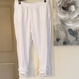 Linen Crop Pant
